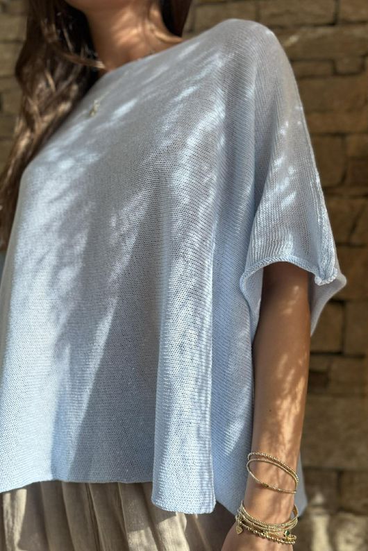 Conrad Box Cotton Knit Ice 